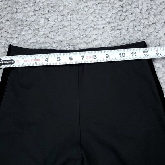 Polo Ralph Lauren Velvet Side Stripe Black Skinny Pants Ankle Zip Size 0 - Picture 10 of 12